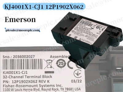 ترمینال بلوکی امرسون مدل KJ4001X1-CJ1 12P1902X062 - راهکار نهایی ۳۲ کاناله برای اتصال صنعتی